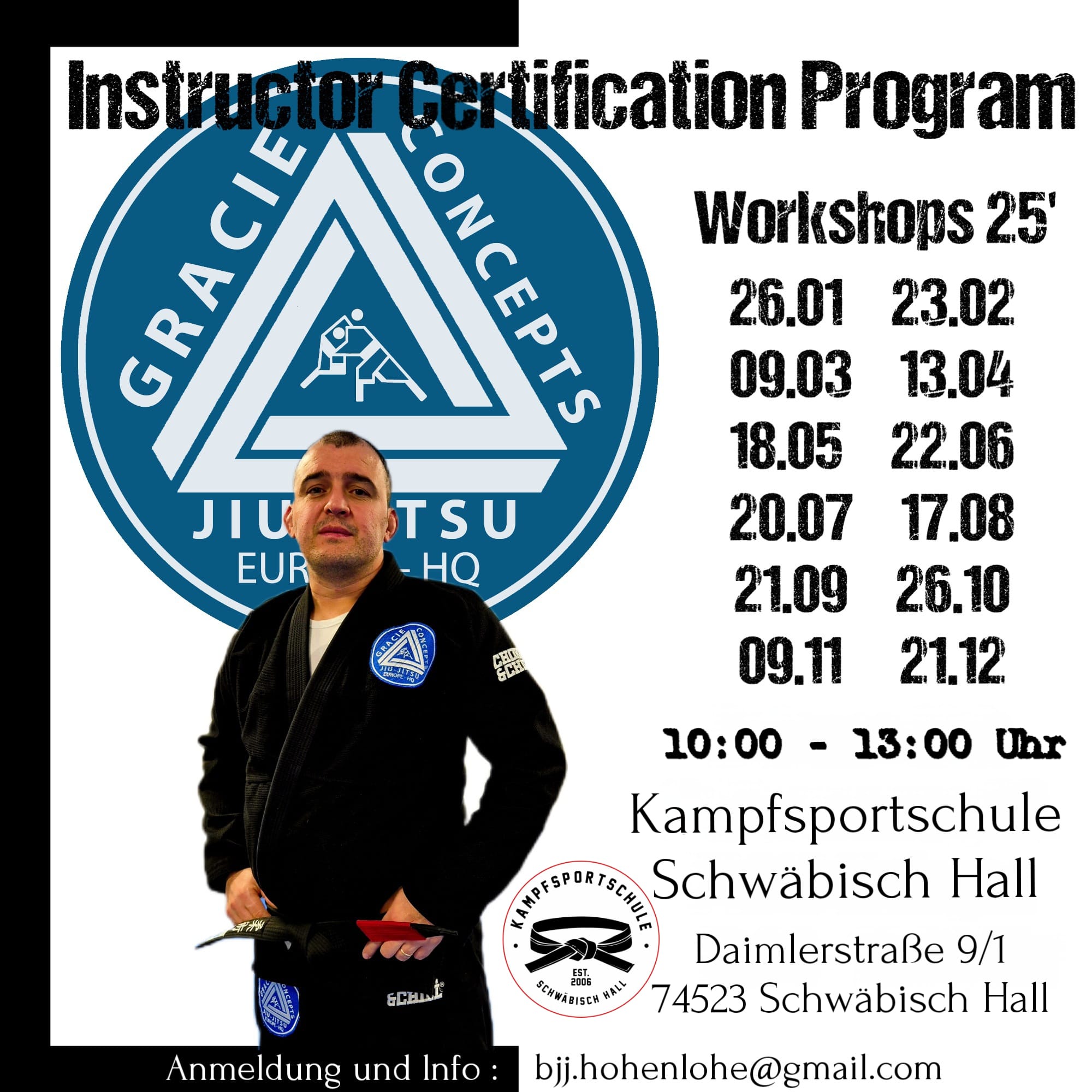 Termine Instructor Programm